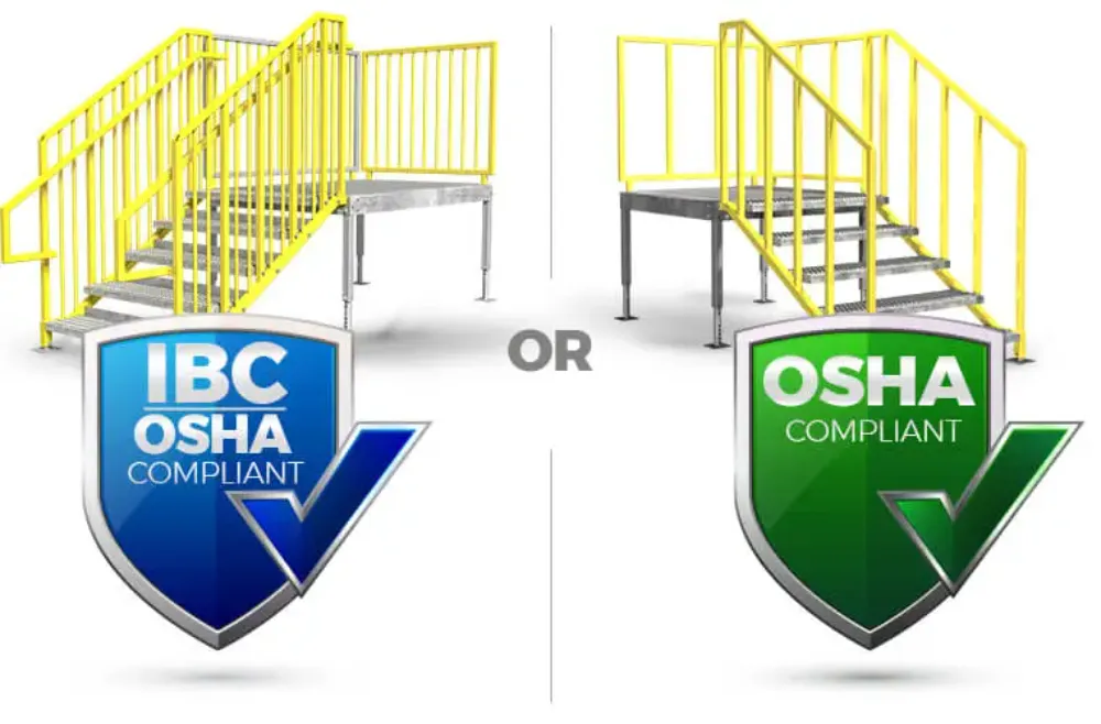 Safety Codes: What’s the Difference Between IBC and OSHA Stairs?