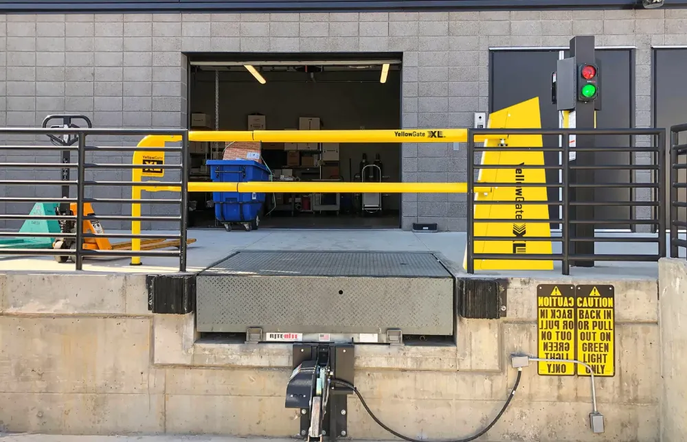Loading Dock Safety Gate install