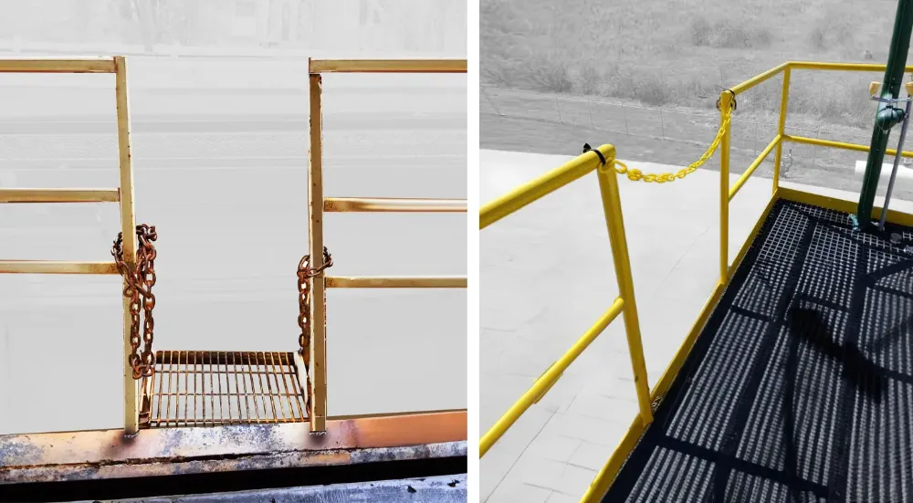 Are Chains Allowed for Access Points at Heights?